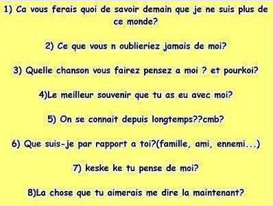 kestion pour ceux ki mconaisse