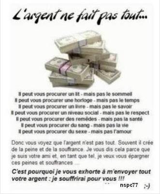 l'argent ne f&eacute; pa tt!!!!:p